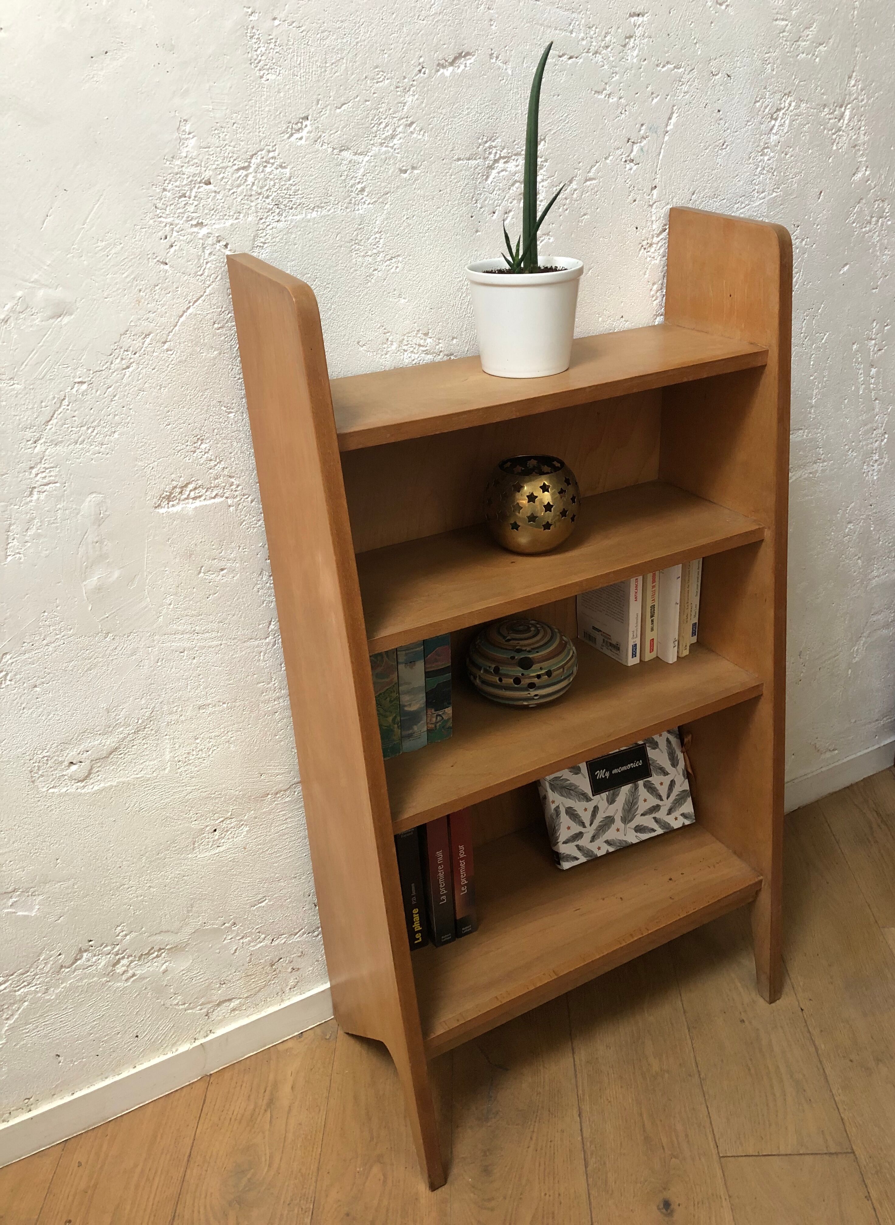 Vintage wood library