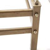 Postmodern Sculptural Brass Single Bed by Luciano Frigerio, Italy