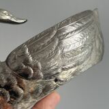Saucière cygne en métal