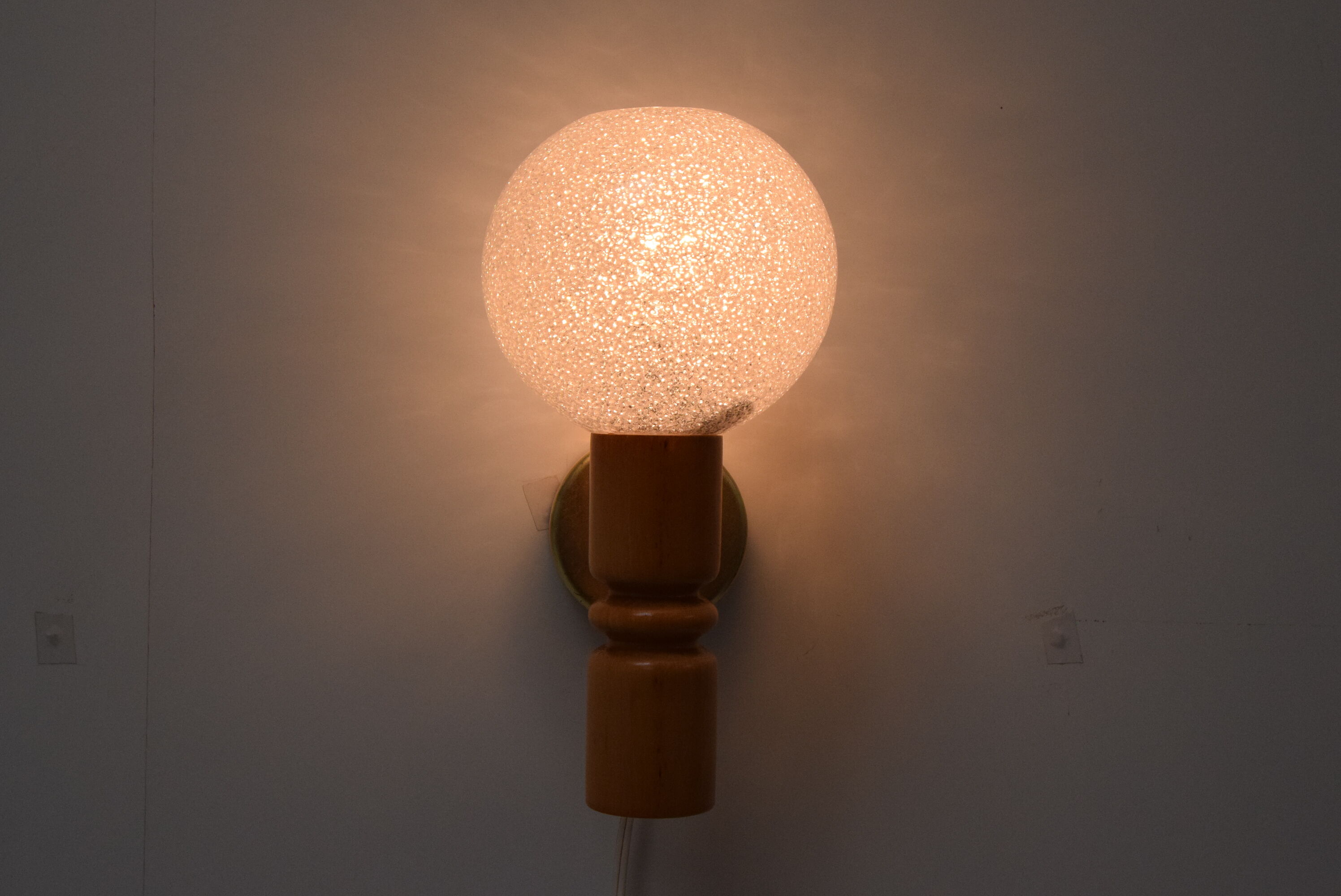 Mid-century wall lamp by Pokrok Zilina,1970's