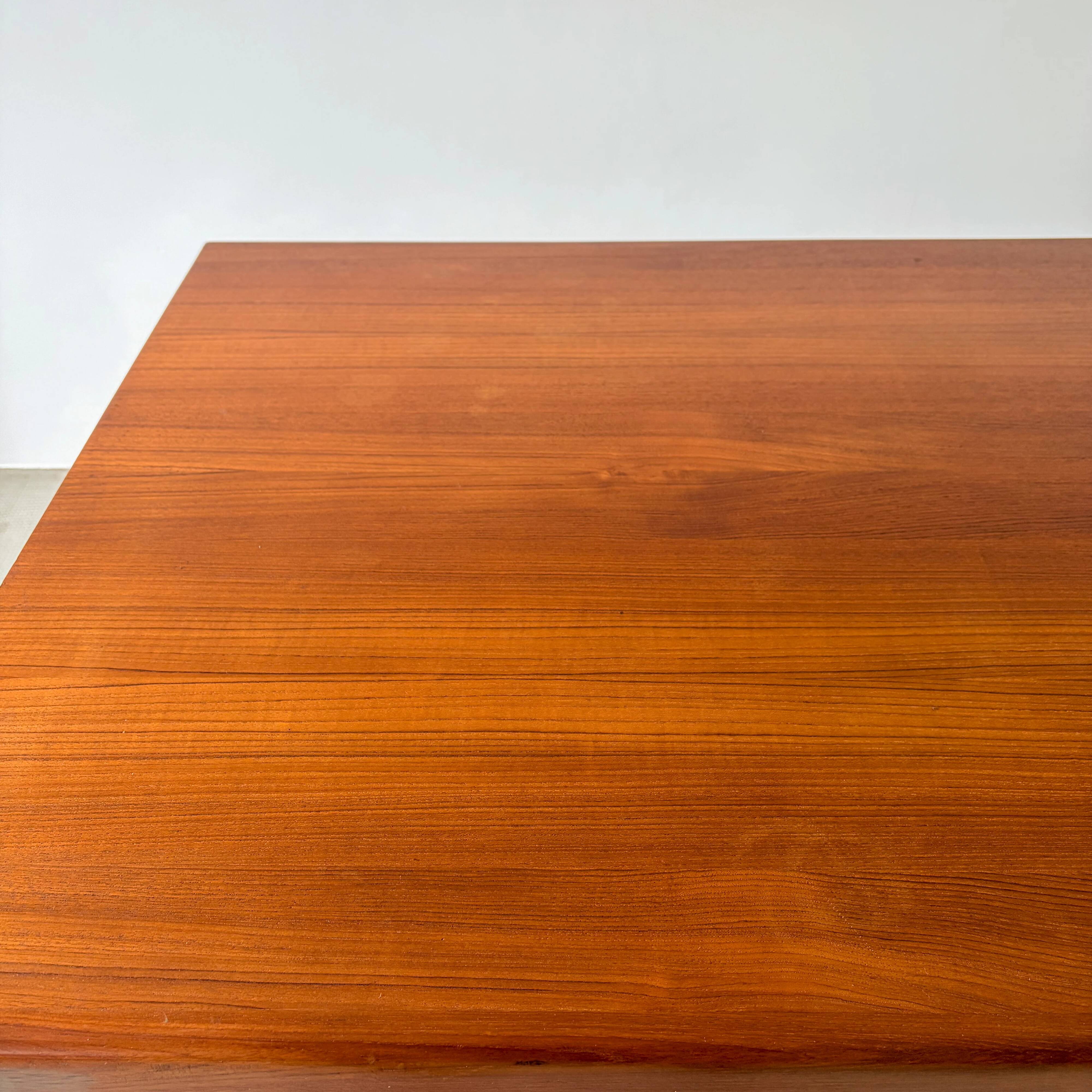 Scandinavian dining table in teak