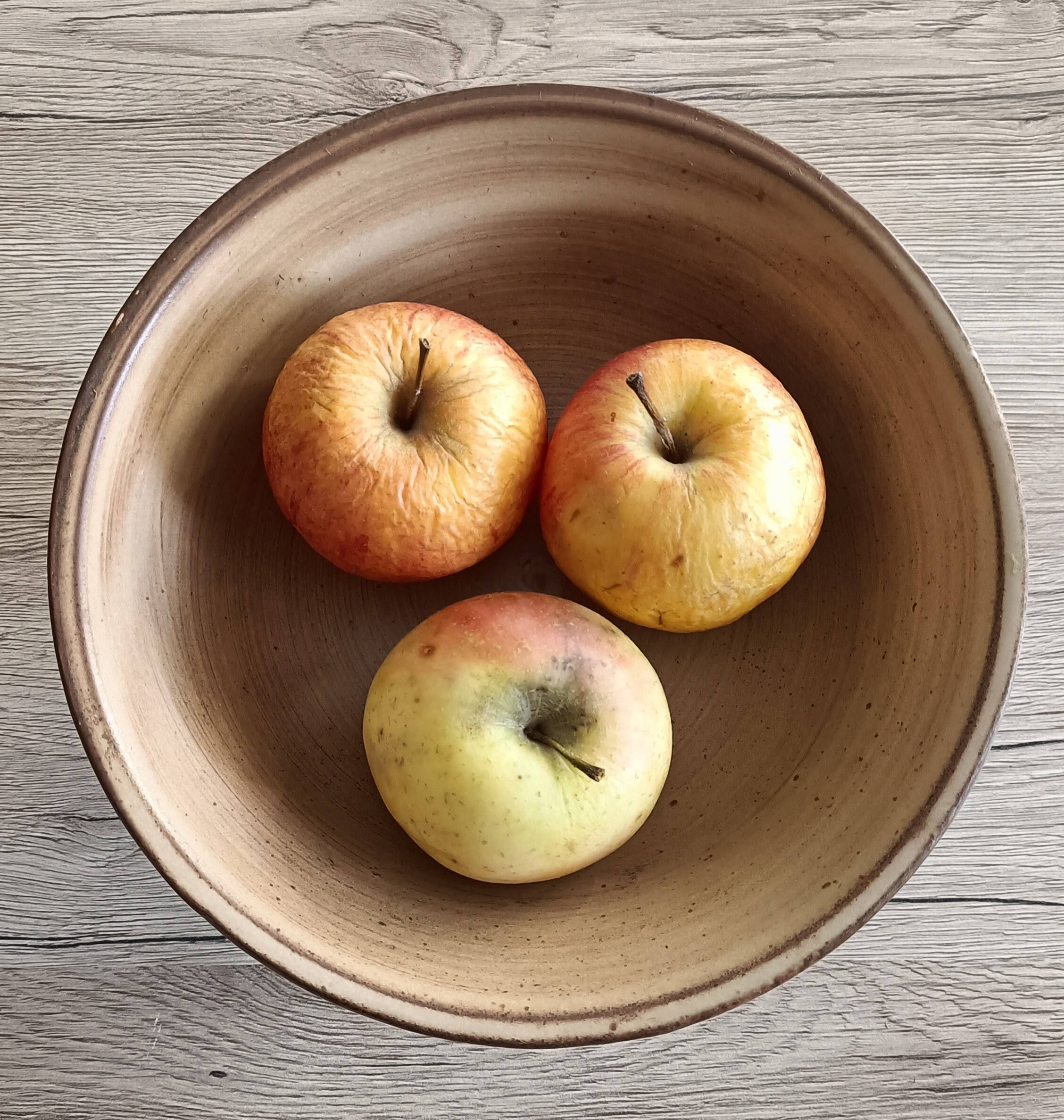 Compotier or fruit bowl on round terracotta base