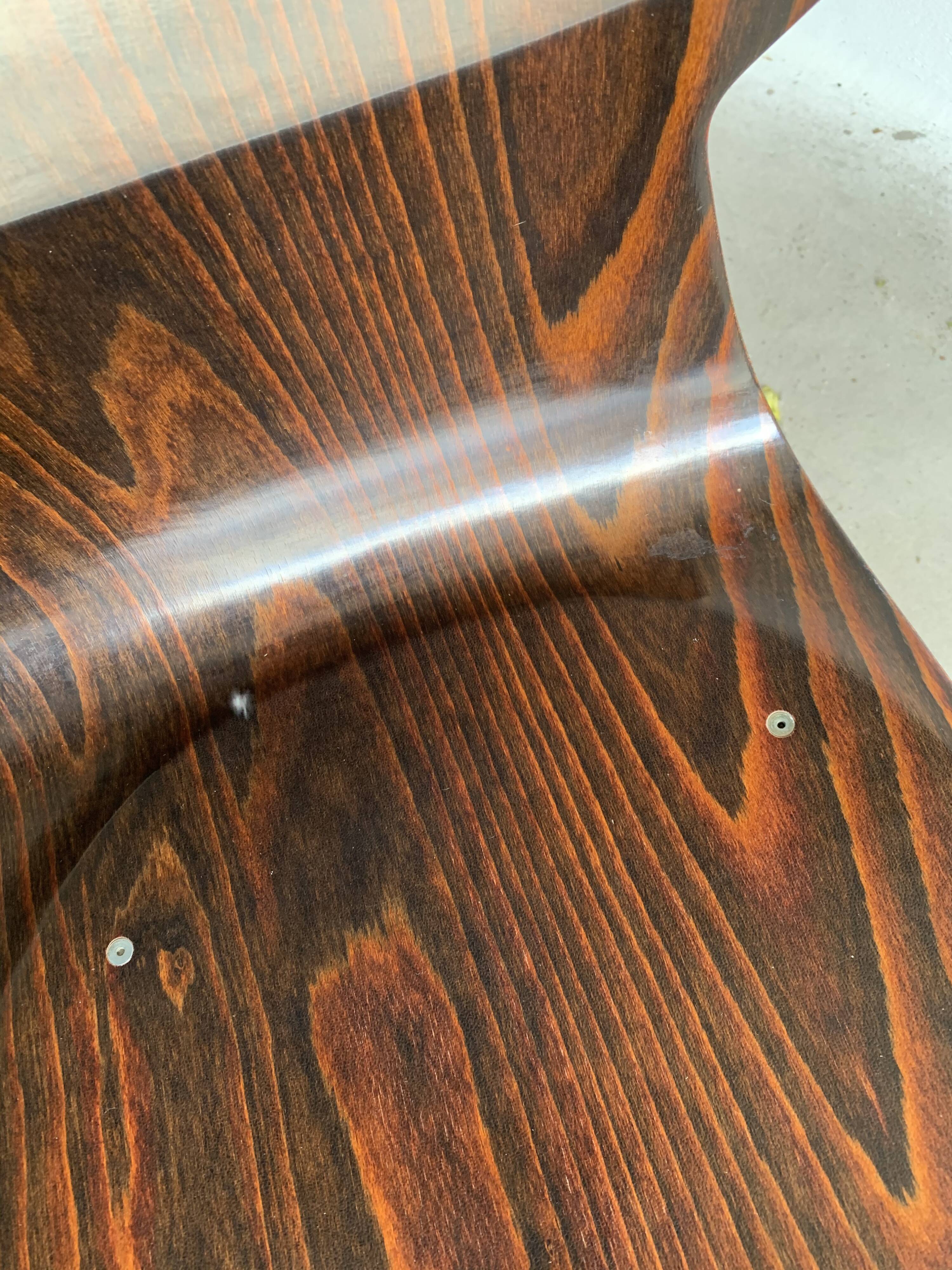 Set of 6 rosewood chairs Eromes