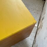 Furniture chest of drawers two-tone 60s