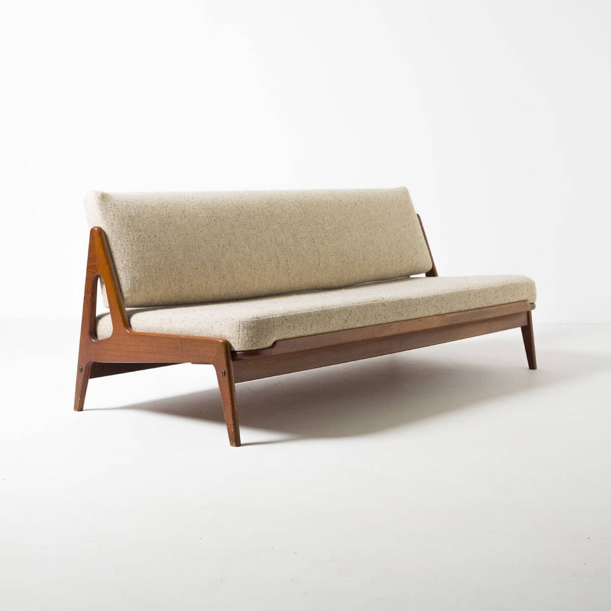 Mid-century Teak Sofa / Daybed by Arne Wahl Iversen for Komfort, Denmark, 1