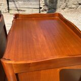 Paire de tables de chevet AMEUBLEMENT NF à 3 tiroirs style Louis XV