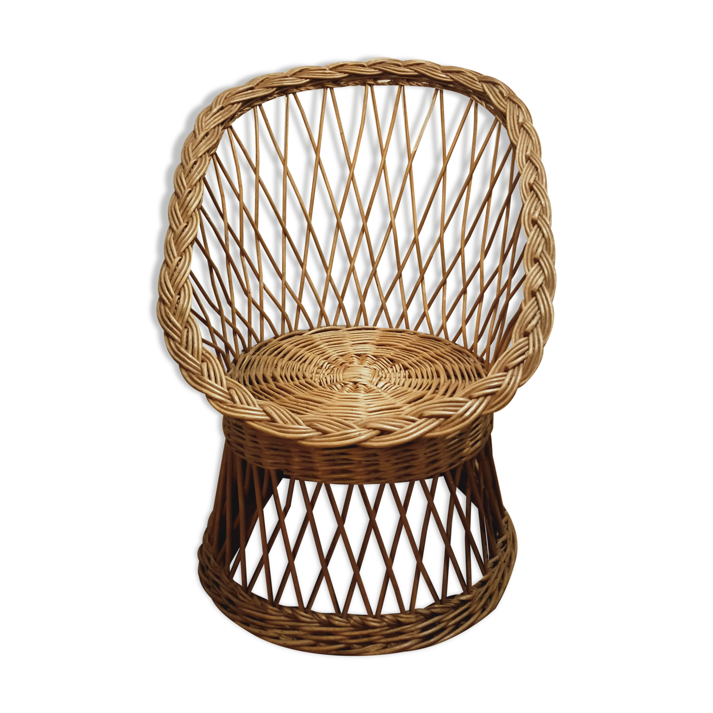 Child rattan armchair