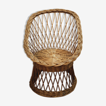 Child rattan armchair