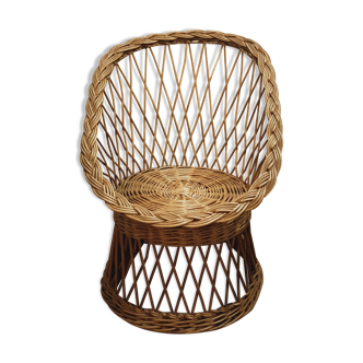 Child rattan armchair