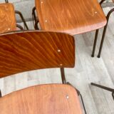 Set of 6 vintage Dutch Marko chairs