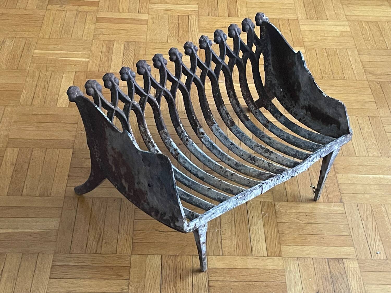 Cast iron fireplace brazier