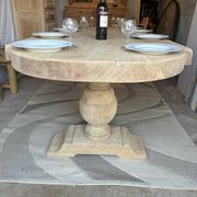 Table de monastère en chêne massif 