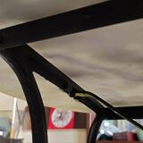 Oval bistro table - marble and cast iron