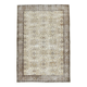 Vintage Brown & Beige Floral Bordered Rug, 184x268Cm