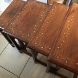 Set of 4 marked tables