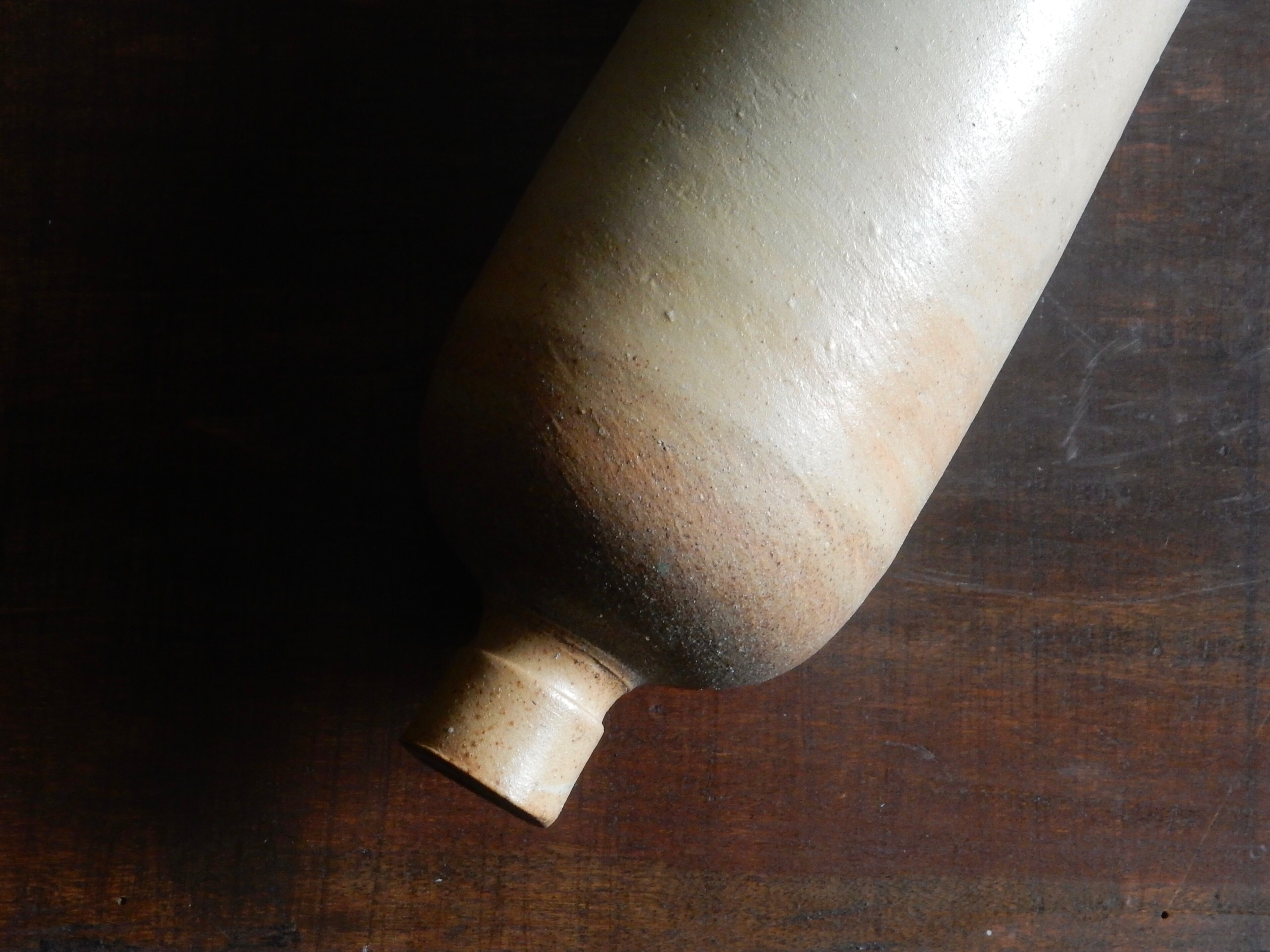 Old matte sandstone bottle