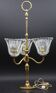 Grande lampe de table Art Déco en verre de Murano, 1940