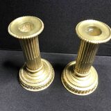 1410 Small candlesticks (2) - Louis XVI bronze