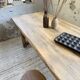 Table de ferme travail pin 1950 220cm