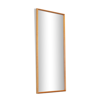 Miroir vintage scandinave en teck