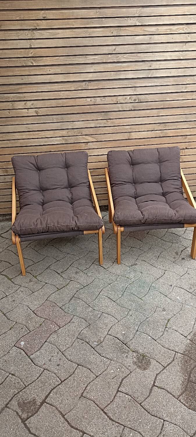 Vintage Scandinavian armchairs