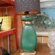Green and gold lamp françois chatain