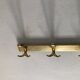 Golden coat hanger 4 hooks vintage 1960 55x10cm