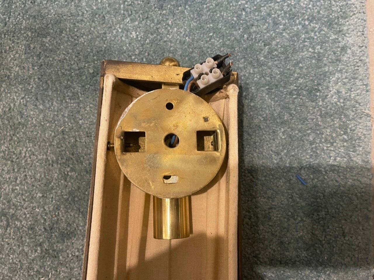 Italian Brass Sconce, 1970s