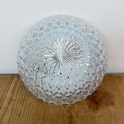 Vintage Glass Wall or Ceiling Light, 1970s