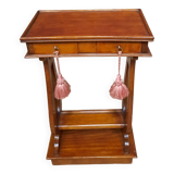 Side table with lyre base