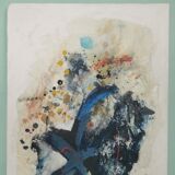 Pair of abstract paintings 60'