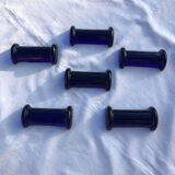 Set 6 glass knife holders