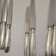 Lot couteaux platil inox
