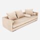 Sofa kopenhaga beige velour, scandinavian design