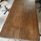 Solid oak farmhouse table