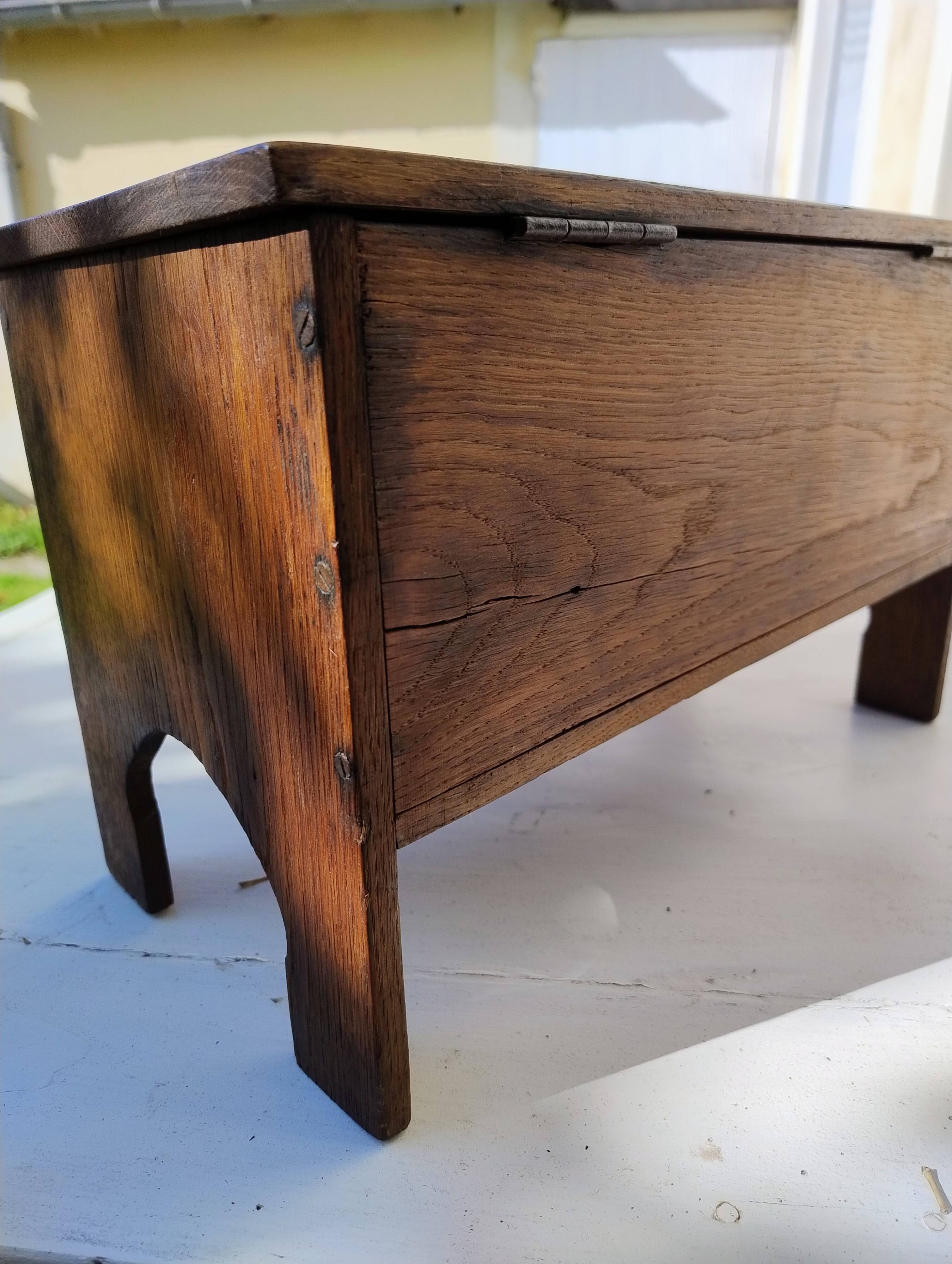 Small wooden chest