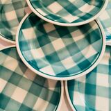 10 hollow plates with green checkered FN of givors