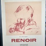 Exhibition poster 1974 Renoir Hotel Bristol