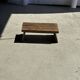 Small low bench in old teak from Indonesia H16 L39