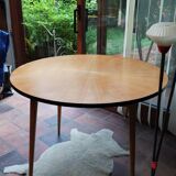 Sun marquetry table