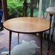 Table en marqueterie soleil