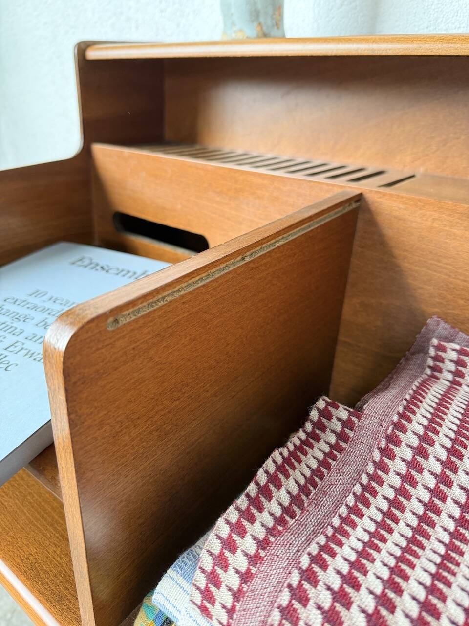 Meuble console ou petit bureau Fimsa Roma Italy teck