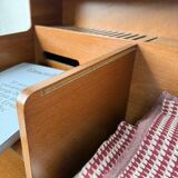 Fimsa Roma Italy teak console or small desk