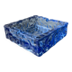 Ice cube ashtray by Antonio Imperatore, blue Murano glass, Italy, 1970s