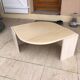 Vintage water drop travertine coffee table