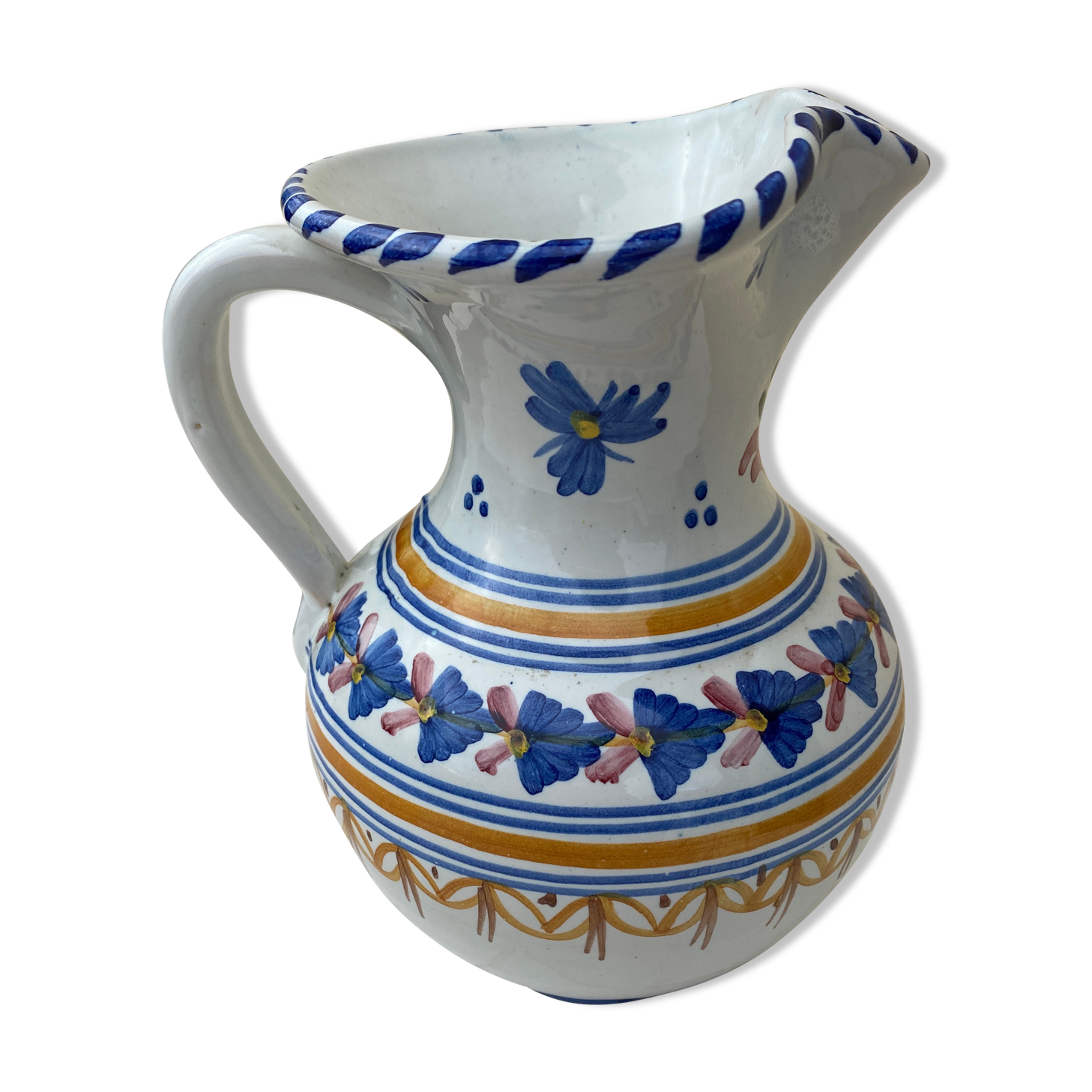 Vintage Talavera Handcrafted Pitcher