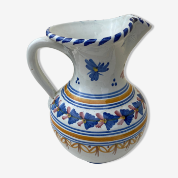 Vintage Talavera artisanal pitcher