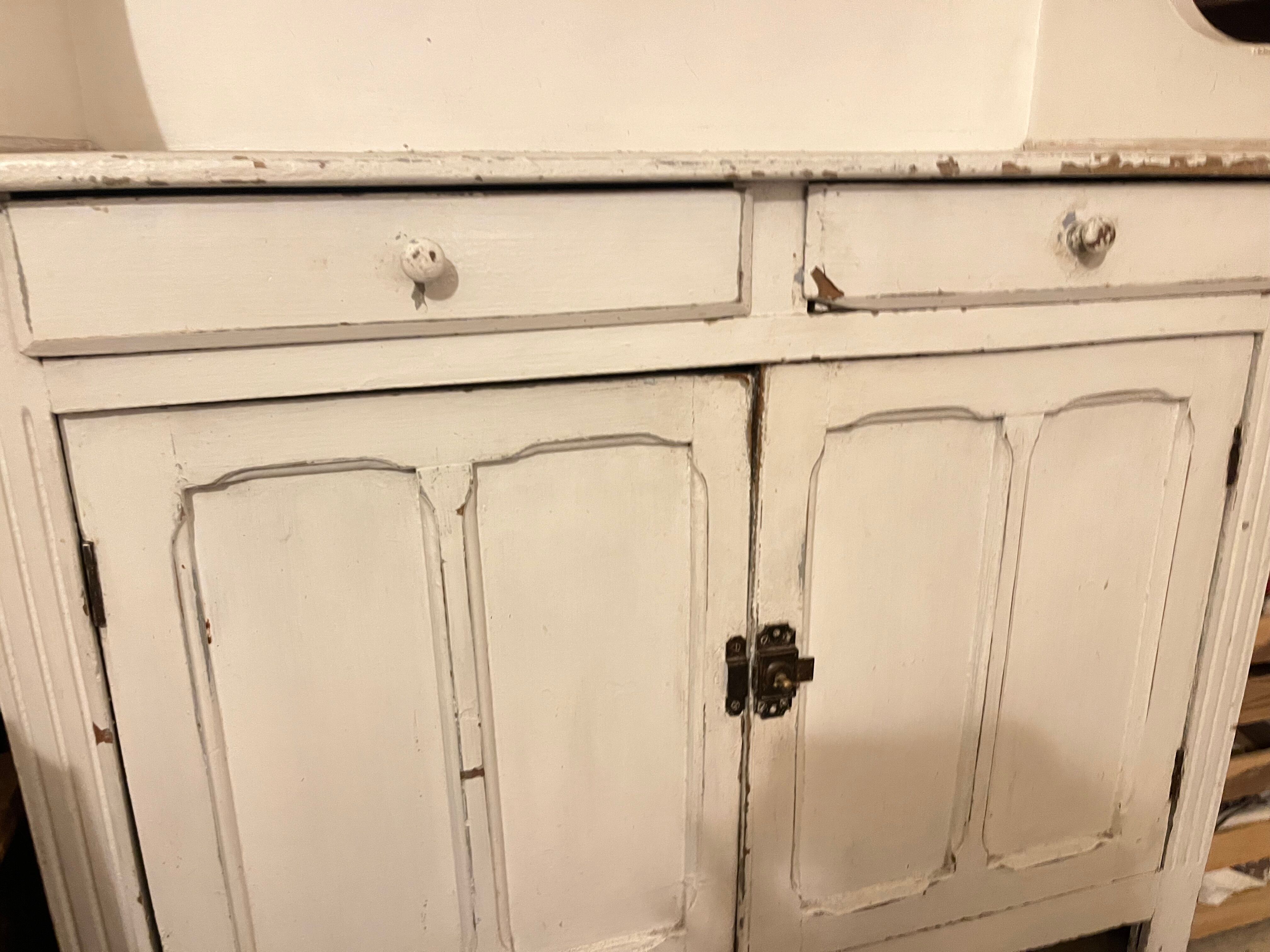 Vintage glazed Parisian dresser