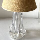 Crystal lamp with lampshade