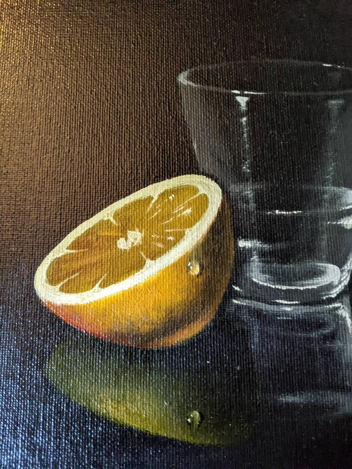 Still life oil on canvas contemporary painting